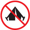 Camping prohibited