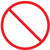 No drinking water available