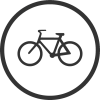 cycling icon black